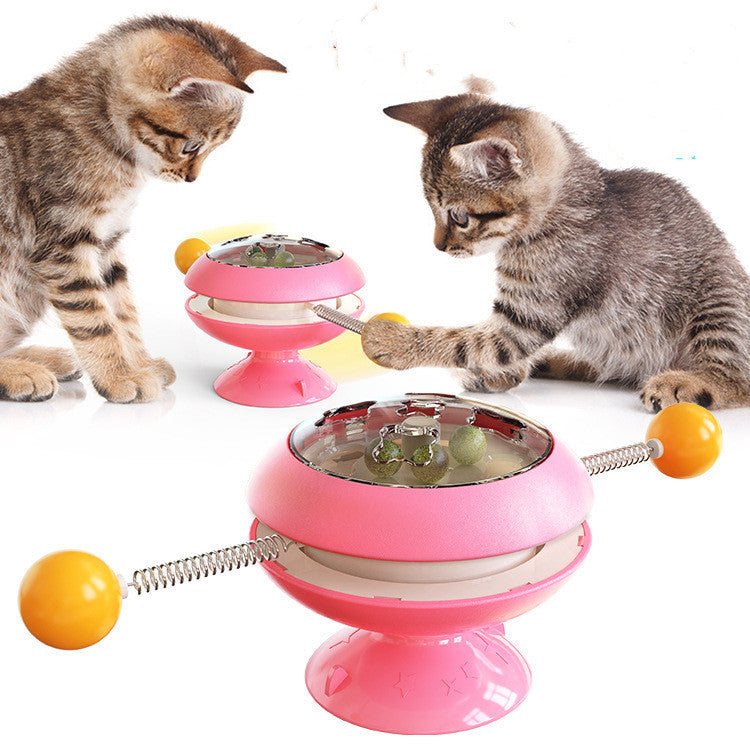 Rotatable Cat Toys | Cat Interactive Toys | Luxetique Pets