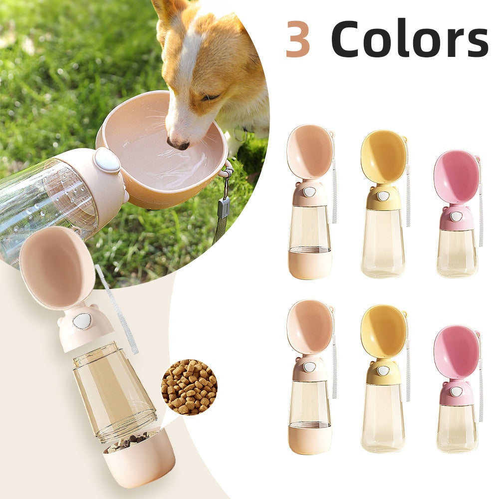 Dog Water Bottle | Dog Water and Food Bottle | Luxetique Pets