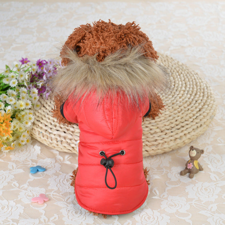 Dogs Puffer Jacket | Pet Down Cotton Clothing | Luxetique Art