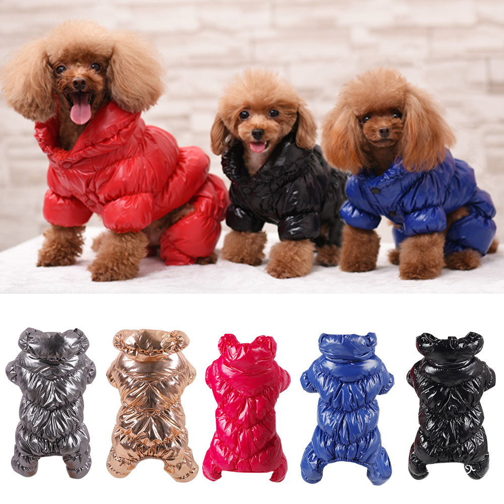 Dogs Puffer Jacket | Pet Down Cotton Clothing | Luxetique Art